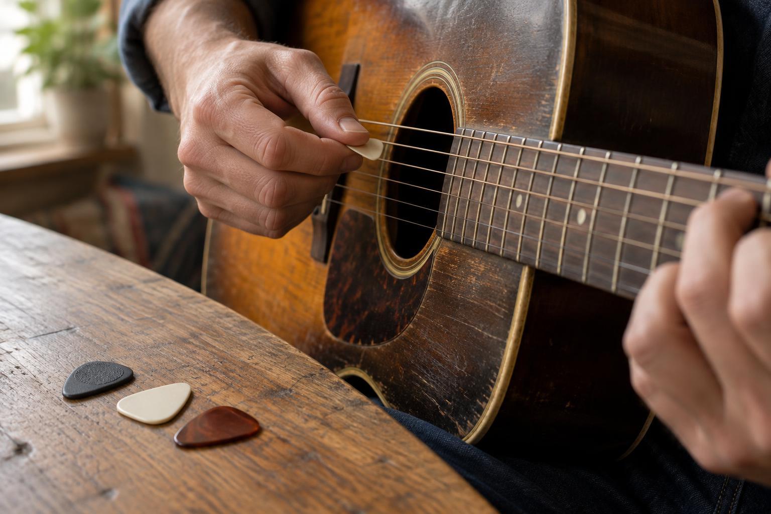 Choosing a Blues Guitar Pick: Thickness, Grip and Playing Feel