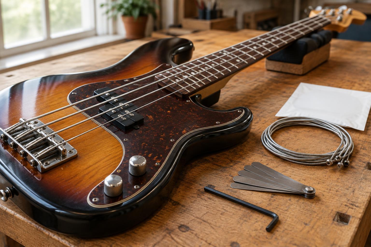 Bass Guitar Setup Basics: Action, Intonation and String Choice